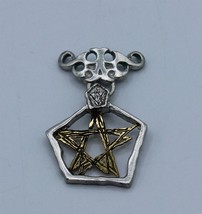 Gramary Pendant Vintage 1998 Alchemy Spirit English Pewter No Necklace - $27.10