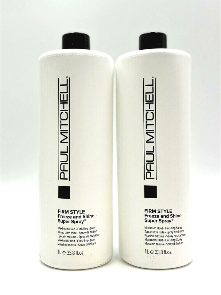 Primary image for Paul Mitchell Firm Style Freeze & Shine Super Spray Maximum Hold 33.8 oz-2 Pack