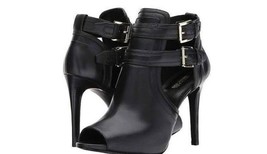 New Michael Kors Black Patent Leather Stiletto Booties Pumps Size 7 M $159 - £79.91 GBP