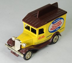 Vintage Golden Wheel Pepsi Cola Delivery Truck Yellow Die Cast - £3.92 GBP