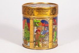 Vintage German Castles Metal Tin - Otto Schmidt Lebkuchen Cookie Container - £11.21 GBP