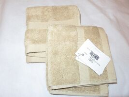 2 Sferra Bello Almond Washcloths NWT - $28.75