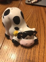 Rare Lovely Classic Cute Cow Pottery flavoring tank Ships N 24h - $41.98