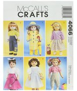 McCall's Patterns M4066 18-Inch Doll Clothes, One Size Only - $4.83