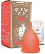 Pixie Menstrual Cup Ebook Guide, Cleaning Wipes, Lube, &amp; Storage Bag Sz ... - $33.32 CAD