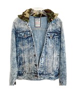 Refinery Republic Men&#39;s Denim Camo Hooded Jacket Small NWT - $57.97 CAD