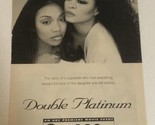 Double Platinum Tv Guide Print Ad Diana Ross Brandy TPA11 - £4.66 GBP