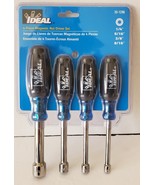 NEW! Ideal 4-Piece Magnetic Nut Driver Set: 1/4&quot; 5/16&quot; 3/8&quot; 9/16&quot;  35-1296 - €16,50 EUR
