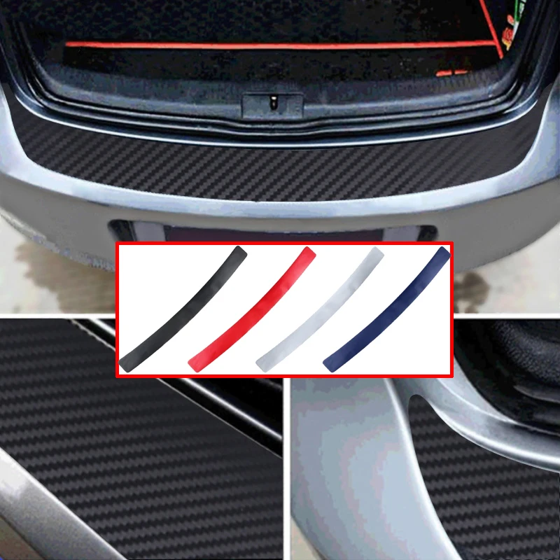 Universal Trunk Door Sill Plate Protector Car Rear Bumper Protector Sticker - $10.02+