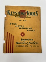 Vintage Keystone Reamer Fine Metal Working Tools Catalog A25 1939 Tool Book - £14.84 GBP