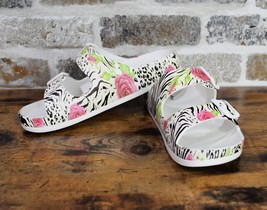 Very G gypsy jazz mama mia sandals in White/Black/Pink - $25.00