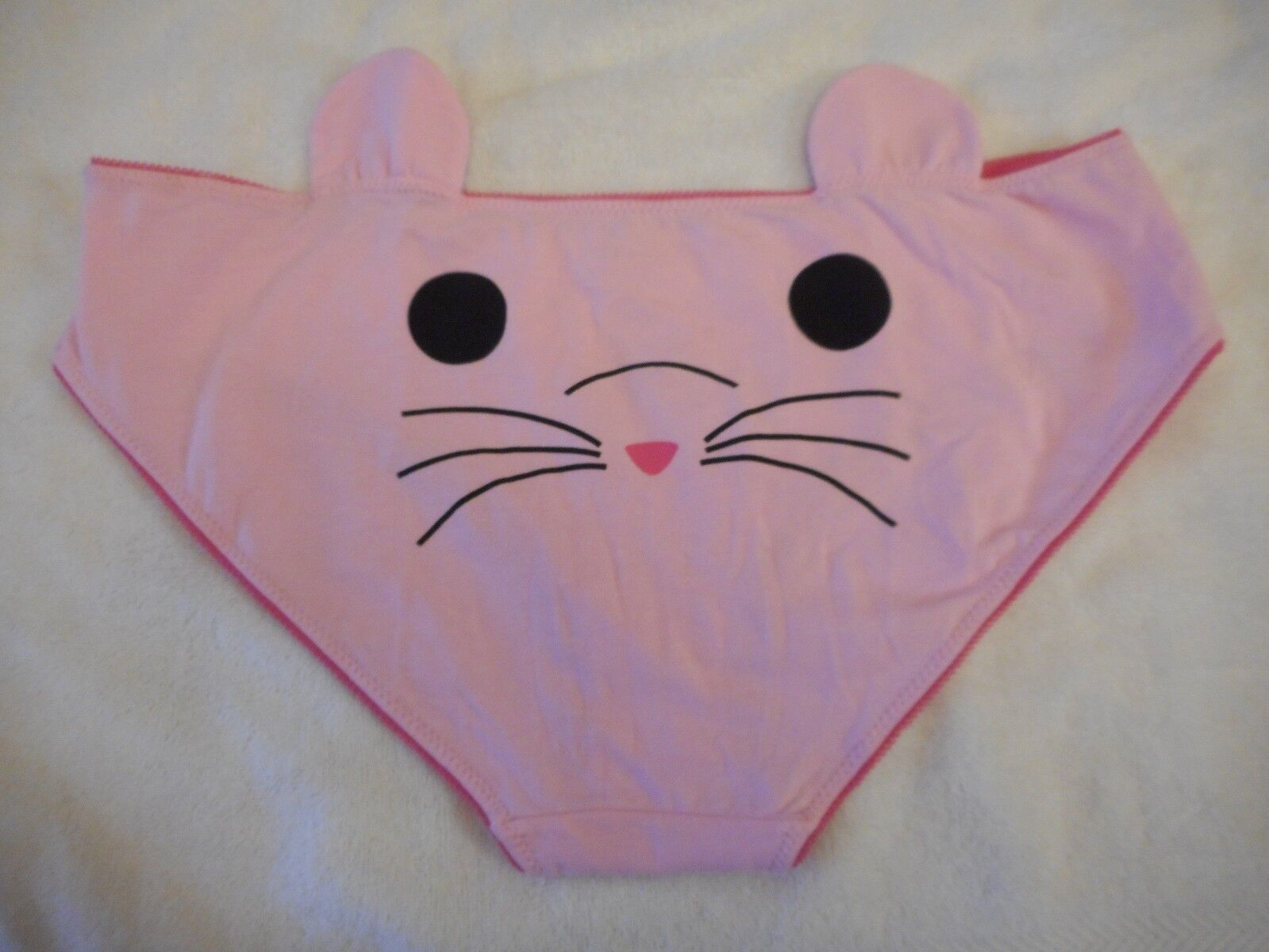 Women&#39;s Secret Santa Hipster Panties Pink Cat Small NEW W/O Tags - $9.74