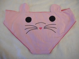 Women&#39;s Secret Santa Hipster Panties Pink Cat Small NEW W/O Tags - £7.07 GBP