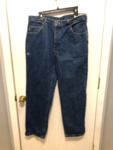Carhartt Mens 36X32 Relaxed Fit Cotton Denim Blue Jeans - $16.82