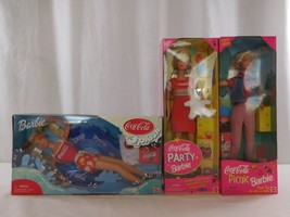 Barbie Coca-Cola Splash Special Edition Mattel 25590 +  Coca-Cola Picnic + PARTY - £37.21 GBP