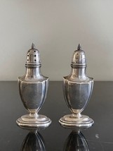 Antique Fisher Silversmiths Sterling Silver Salt and Pepper Shakers 69 Grams - £62.50 GBP