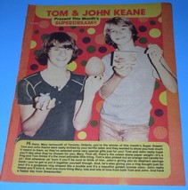 Tom &amp; John Keane 16 Magazine Photo Clipping Vintage 1978 - £14.87 GBP