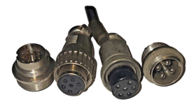 VINTAGE 4pcs of Microphone Plugs Assorted Ham radio MICROPHONE PLUG - $9.86
