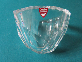 Orrefors Sweden Bolw Crystal 3 1/4 X 5&quot;&quot; [*Bar] - £98.55 GBP