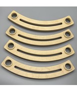 Hape Quadrilla Marble Run Set of 4 Curved Tracks 2-Hole Replacement Wood... - $22.43 CAD