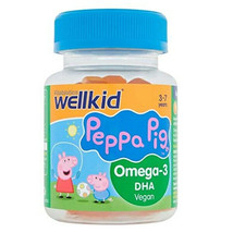 Wellkid Peppa Pig Omega-3 Soft Jellies x 30 - £10.84 GBP