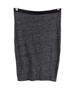 Express Pencil Skirt Womens Size XS XSmall Gray Heather Back Zip Slit Ra... - $564.28 MXN