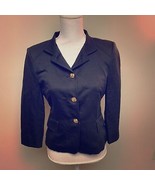 Zara Black Women’s Fitted Blazer with Gold Buttons - Size Small - £5.39 GBP