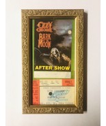 OZZY OSBOURNE 1984 Backstage Pass Ticket Stub Bark at the Moon Tour Dall... - £23.59 GBP