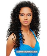 OUTRE QUICK WEAVE AMBER LONG CURLY TIGHT CURL HALF WIG 3/4 WIG - $449.71 MXN