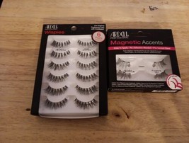 2 Pks. Ardell Professional Lashes Wispies, Magnetic Accents (W2/1) - $20.78