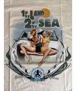 Amphibious Outfitters Men's T-Shirt XXXL Boating Women By Land By Sea - $16.14