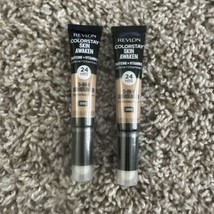 2X Revlon 050 ColorStay Skin Awaken 5-in-1 Concealer, Medium Deep, 0.27 fl oz - £9.38 GBP