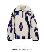 Size 44 ISABEL MARANT ÉTOILE  Marner Printed Fleece Jacket $585 BNWTS - $359.99