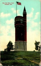 Cincinnati Ohio OH Eden Park Water Tower 1910s Vtg Postcard Knox &amp; Co Pub - £3.12 GBP