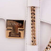 The Ege White Leather Handbag image 5