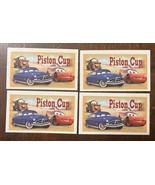 2007 Pixar Edition Monopoly Replacement Pieces: 4 Piston Cup Cards D - $4.64 CAD