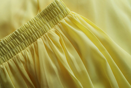 YELLOW Chiffon Maxi Skirt Outfit Plus Size Summer Wedding Chiffon Skirt image 8