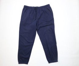 Vintage Gap Mens XLT Faded Blank Heavyweight Sweatpants Joggers Pants Navy Blue - £38.96 GBP