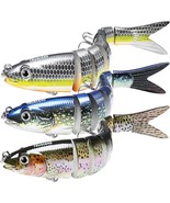 TRUSCEND Fishing Lures for Freshwater and Saltwater, Lifelike Swimbait f... - €28,70 EUR