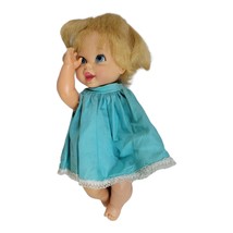 Vintage 1967 Mattel Baby Small Talk Doll 10&quot; W/ Original Outfit doesn&#39;t work - £18.60 GBP
