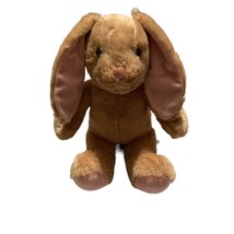 BUILD A BEAR Floppy Ears BUNNY Rabbit Stuffed Plush Toy Tan Pink Brown 16&quot; - £11.47 GBP