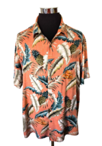 Batik Bay IslandCasual Shirt Men&#39;s Size XXL Multicolor Hawaiian Tropical... - $15.44