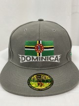 NWT New Era 59Fifty Gray Monogrammed &quot;Dominica&quot; Ball Cap Size 7 1/4 - $176.51 MXN