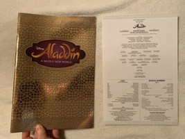 2019 Disney Aladdin A Whole New World Play Souvenir Book With Cast Insert Nice - £11.95 GBP