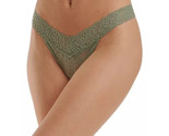 No Boundaries Women&#39;s Lace Thong Panties Size XX-LARGE Sage Green Sexy - £8.83 GBP