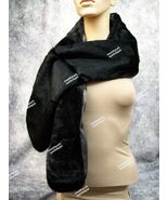 Roaring 20s Black Faux Fur Stole Neck Wrap High Society Flapper 30s Soci... - $17.89 CAD