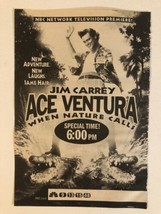 Ace Ventura When Nature Calls  Movie Print Ad Vintage Jim Carrey TPA2 - £4.72 GBP