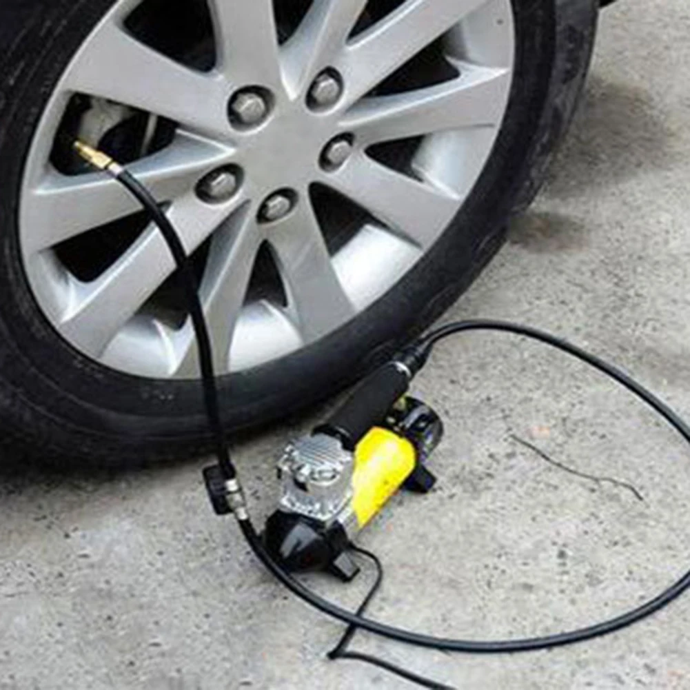 Car Tire Inflator Chuck Air Compressor Pump Lock Nozzle Fine Thread Deflation - £12.11 GBP