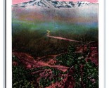 Pikes Peak Over Ute Pass Colorado CO UNP Linen Postcard S8 - $3.91