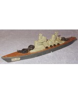 Vintage Diecast Tootsie Toy Tootsietoy Navy Battleship  No 145 USA   - $223.25 MXN
